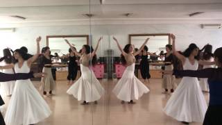 Sama Sufi whirling in Dance of Oneness workshop with Banafsheh Sayyad [upl. by Naasah418]