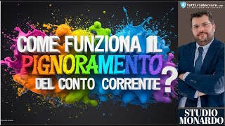 FattiRimborsarecom  Come Funziona Il Pignoramento Del Conto Corrente [upl. by Noyart]