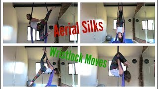 15 Aerial Silks Wristlock Moves  UNIQUE AERIALISTS [upl. by Elletnwahs300]