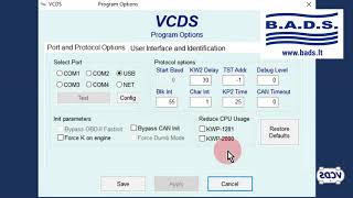 HEX NET VCDS Registracija BADSLT [upl. by Lanta]