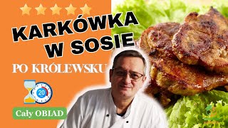 Przepis na Karkówkę w Sosie Po Królewsku Krok po KrokuCały obiad [upl. by Firahs]