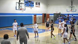 TOP RANKED MIDDLE SCHOOL TEAM McNair 8th Grade Girls Basketball vs Sparkman Middle 2022 FULL GAME [upl. by Seugirdor]