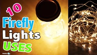 10 LED Light Uses with Fairy Firefly String Lights [upl. by Cressi934]