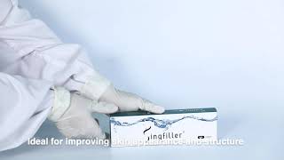 Singfiller BDDE crosslinked hyaluronic acid filler [upl. by Ahsekahs]