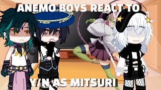 anemo boys react to yn as mitsuri [upl. by Maria701]