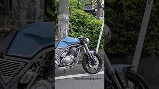 YAMAHA SRX CAFERACER  Mirror changes [upl. by Waldemar]