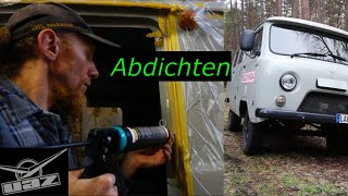 SchallDämmmatten und Abdichten EP 3 UAZ Buchanka [upl. by Htebsil]