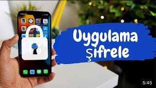 iPhone Uygulamalara Şifre Koyma  En Güncel Yöntem [upl. by Scibert]