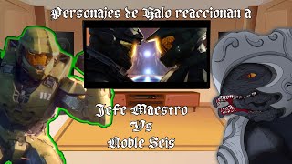 Personajes de Halo Reaccionan a El Jefe maestro VS Noble Seis [upl. by Aiveneg]