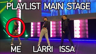 PERFORMING WITH LARRAY AND TWAIMZ AT PLAYLIST VLOG [upl. by Reffotsirhc]