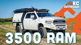 Ram 3500 Touring Build  Kelderman Air Suspension and GCI Traytec Canopy [upl. by Yrohcaz]