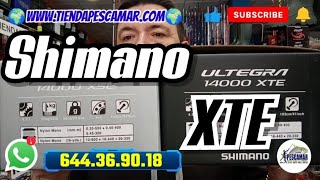 PESCAMAR  VID119  Carrete Shimano ULTEGRA XTE 14000 en Negro [upl. by Calle]