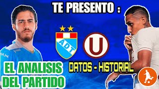 Te presento datos del ADT vs Universitario hoy  Historial análisis y como vienen los equipos [upl. by Biggs]