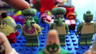 My Lego Spongebob Minifigure Collection Review [upl. by Webber]