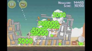 Angry Birds  3 Star Walkthrough  Level 137 [upl. by Durarte]