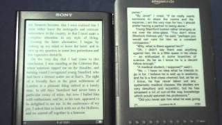 Kindle 3 vs Sony PRS650 Review [upl. by Yrad]