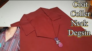 western Collar Cutting and Stitching  Neck Design Cutting And Stitching  Zahra Fashions [upl. by Denby]