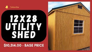 🔶🔶12X28 SHED  SINGLE DOOR WINDOWS  1051400  BASE PRICE  SHE SHED  MAN CAVE  FALCON SHEDS [upl. by Loos]