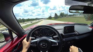 2017 Mazda MX5 Miata RF Club 6MT  POV First Impressions Binaural Audio [upl. by Sara]