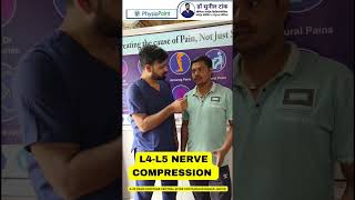 L4L5 NERVE ROOT COMPRESSION CHIROPRACTIC ADJUSTMENT IN JAIPUR shorts chiropractor [upl. by Greenwald]