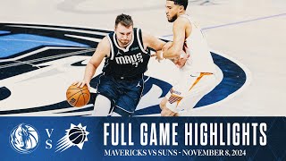 Dallas Mavericks Highlights vs Phoenix Suns  November 8 2024 [upl. by Ruscio]