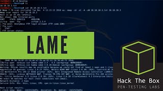 HackTheBox  Lame  Walkthrough [upl. by Carlotta327]