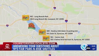 Answering your questions about NYS Fair ParkNRide shuttles [upl. by Nivat659]