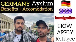 Germany immigration new law  How to apply asylum in Germany 2023 [upl. by Bent388]