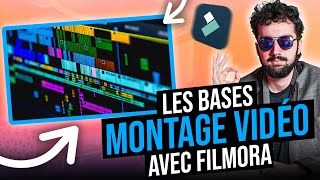 Les BASES pour MONTER TES VIDÉOS feat FILMORA [upl. by Nolyag60]