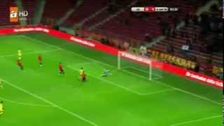 Serdar Deliktaş  Galatasaray 2  2 Gaziantep BB 2GOL 03122013 [upl. by Chilson]