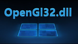 Исправить ошибку отсутствия OpenGl32dll в Windows 1110 [upl. by Nepets720]