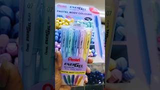 pentel energel pastel colours body gel pen viralvideo youtubeshorts indiatop [upl. by Thessa]