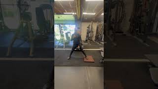 Weighted Elevated LAT Squat [upl. by Retsub272]