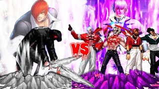 KOF MUGEN  NEW Boss Orochi Iori AR AD Vs Orochi Random Bosses Team [upl. by Lida]