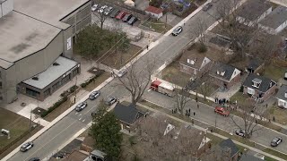 Toronto school under lockdown one victim transported to hospital with gunshot wound [upl. by Annoet732]