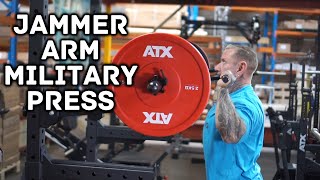 HOW TO Military Press  ATX® PRX Jammer Arms  LEE PRIEST [upl. by Tebzil]