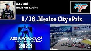 1Mexico ePrix 2023  Race  onboard [upl. by Randa47]