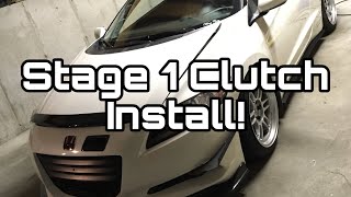 SPEC Stage 1 Clutch Install Supercharged Honda CRZ [upl. by Garihc110]