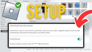 How To Set Up Roblox Authenticator  Full Tutorial [upl. by Llerref668]