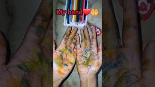 MY HAND VS MY ART 🤲vs🎨drawingshortvideo trending viralvideoits sobha art🥰😇🤧artist sketch 🎨 [upl. by Tarabar]