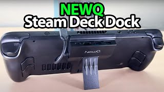 Unboxing the NewQ Portable Steam Deck Dock – 4K HDMI USBC Hub for Steam Deck amp OLED [upl. by Larrie]