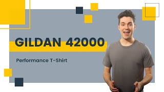 Gildan 42000 Performance TShirt  BlankApparelca [upl. by Ihpen]