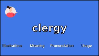 CLERGY  Meaning and Pronunciation [upl. by Aivyls]