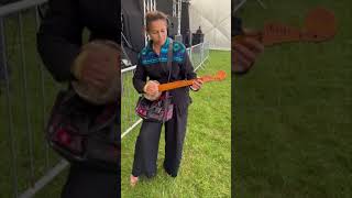 Rhiannon Giddens playing a gourd banjo I recently built [upl. by Kym]