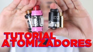 VAPE  O QUE É UM ATOMIZADOR E COMO MONTAR [upl. by Bonnee]