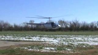 Helicopter full down autorotation in an Enstrom F28A [upl. by Eybbob]