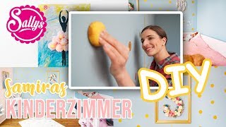 Raumdekoration fürs Kinderzimmer  DIY Ideen  Tipps amp Tricks  Sallys Welt [upl. by Knutson977]