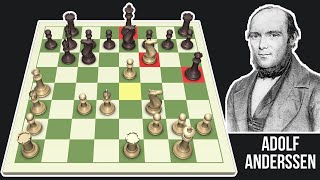 Anderssens Evergreen Game Every Move Explained For Chess Beginners [upl. by Yunfei295]