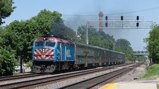 HD A Day on the BNSF Racetrack  BNSF Chicago Sub  060817 [upl. by Leeann]