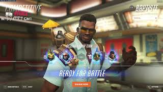 mL7support BAPTISTE COMPETITIVE Gameplay  OVERWATCH VOD Replays [upl. by Anitreb]